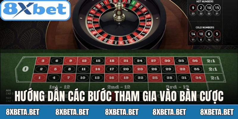 Hướng dẫn các bước tham gia vào bàn cược