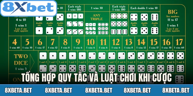Tổng hợp quy tắc và luật chơi khi cược